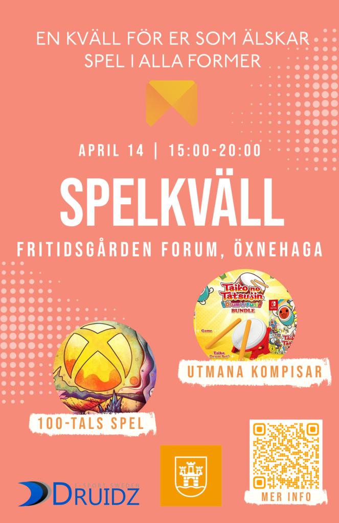 Mini Consolidate-3-Stor poster - Spelkväll